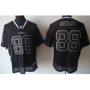 Nike Dallas Cowboys #88 Dez Bryant Lights Out Black Elite Jersey