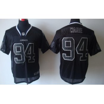 Nike Dallas Cowboys #94 DeMarcus Ware Lights Out Black Elite Jersey