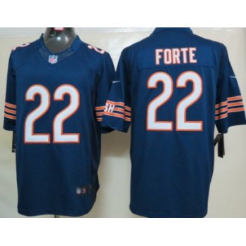 Nike Chicago Bears #22 Matt Forte Blue Limited Jersey