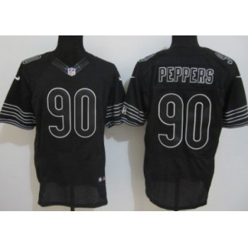 Nike Chicago Bears #90 Julius Peppers Black Elite Jersey