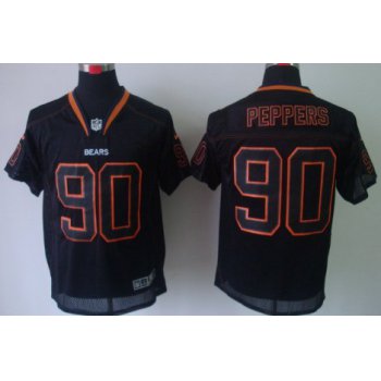 Nike Chicago Bears #90 Julius Peppers Lights Out Black Elite Jersey