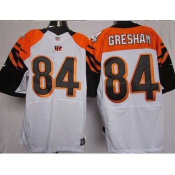 Nike Cincinnati Bengals #84 Jermaine Gresham White Elite Jersey