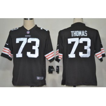 Nike Cleveland Browns #73 Joe Thomas Brown Game Jersey