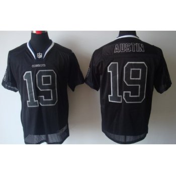 Nike Dallas Cowboys #19 Miles Austin Lights Out Black Elite Jersey