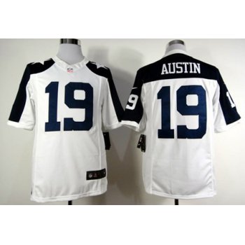 Nike Dallas Cowboys #19 Miles Austin White Thanksgiving Limited Jersey