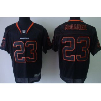 Nike Denver Broncos #23 Willis McGahee Lights Out Black Elite Jersey