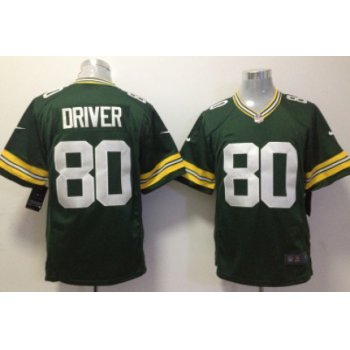 Nike Green Bay Packers #80 Donald Driver Green Limited Jersey