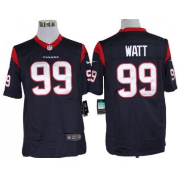 Nike Houston Texans #99 J.J. Watt Blue Limited Jersey