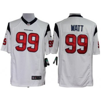 Nike Houston Texans #99 J.J. Watt White Limited Jersey