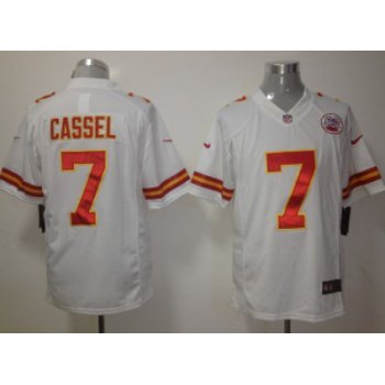 Nike Kansas City Chiefs #7 Matt Cassel White Limited Jersey