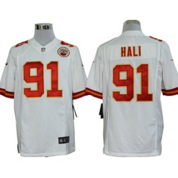 Nike Kansas City Chiefs #91 Tamba Hali White Limited Jersey