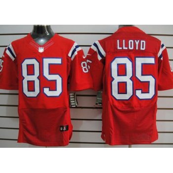 Nike New England Patriots #85 Brandon Lloyd Red Elite Jersey