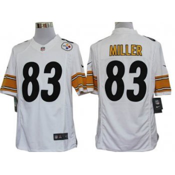 Nike Pittsburgh Steelers #83 Heath Miller White Limited Jersey