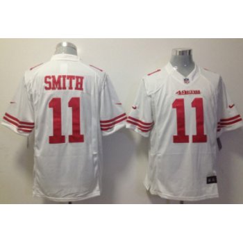 Nike San Francisco 49ers #11 Alex Smith White Limited Jersey