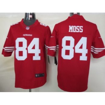 Nike San Francisco 49ers #84 Randy Moss Red Limited Jersey