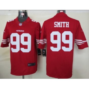 Nike San Francisco 49ers #99 Aldon Smith Red Limited Jersey