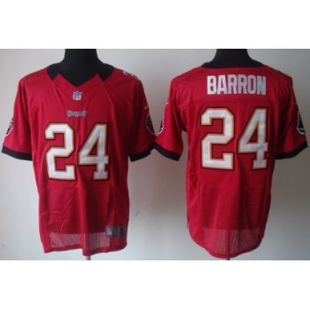 Nike Tampa Bay Buccaneers #24 Mark Barron Red Elite Jersey