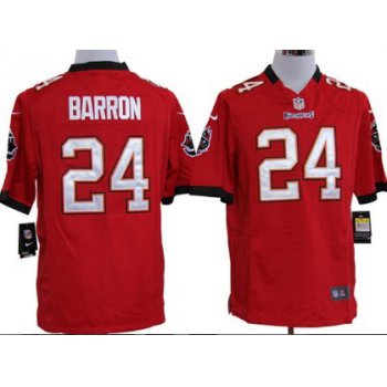 Nike Tampa Bay Buccaneers #24 Mark Barron Red Game Jersey