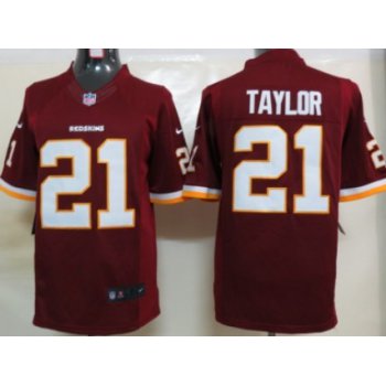 Nike Washington Redskins #21 Sean Taylor Red Limited Jersey