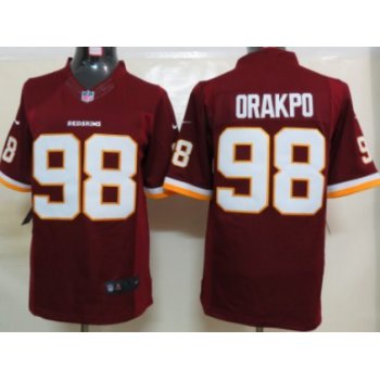 Nike Washington Redskins #98 Brian Orakpo Red Limited Jersey