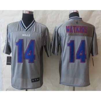 Nike Buffalo Bills #14 Sammy Watkins 2013 Gray Vapor Elite Jersey