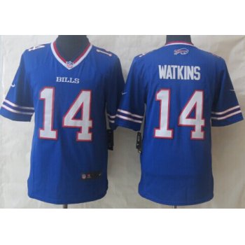 Nike Buffalo Bills #14 Sammy Watkins 2013 Light Blue Limited Jersey