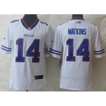 Nike Buffalo Bills #14 Sammy Watkins 2013 White Jersey