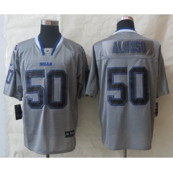 Nike Buffalo Bills #50 Kiko Alonso Lights Out Gray Elite Jersey