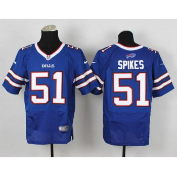 Nike Buffalo Bills #51 Brandon Spikes 2013 Light Blue Elite Jersey