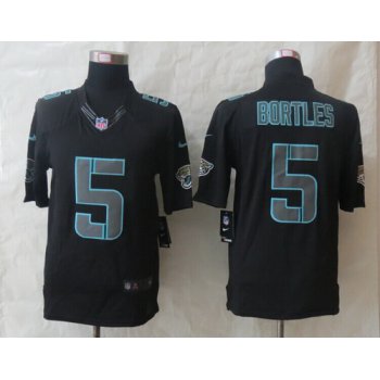 Nike Jacksonville Jaguars #5 Blake Bortles Black Impact Limited Jersey