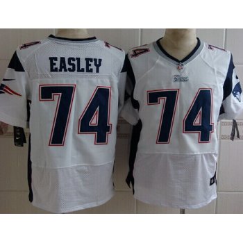 Nike New England Patriots #74 Dominique Easley White Elite Jersey