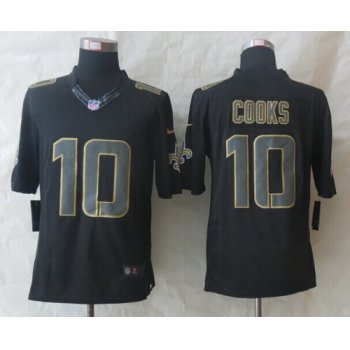 Nike New Orleans Saints #10 Brandin Cooks Black Impact Limited Jersey