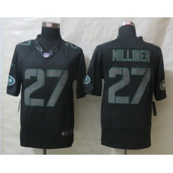 Nike New York Jets #27 Dee Milliner Black Impact Limited Jersey