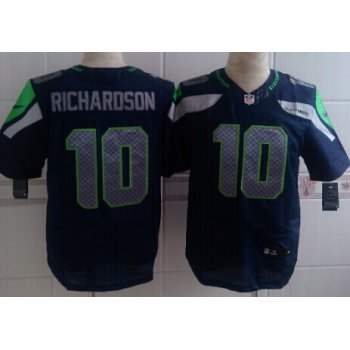 Nike Seattle Seahawks #10 Paul Richardson Navy Blue Elite Jersey