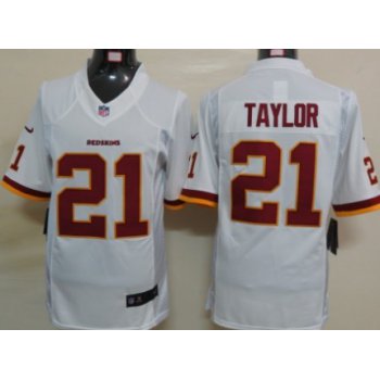 Nike Washington Redskins #21 Sean Taylor White Limited Jersey