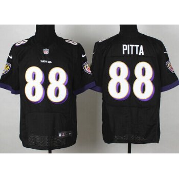 Nike Baltimore Ravens #88 Dennis Pitta 2013 Black Elite Jersey