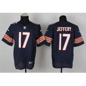 Nike Chicago Bears #17 Alshon Jeffery Blue Elite Jersey