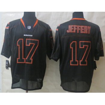 Nike Chicago Bears #17 Alshon Jeffery Lights Out Black Elite Jersey