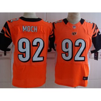 Nike Cincinnati Bengals #92 Dontay Moch Orange Elite Jersey