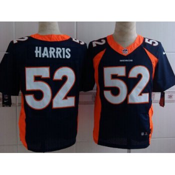 Nike Denver Broncos #52 Jerrell Harris 2013 Blue Elite Jersey