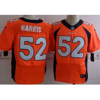 Nike Denver Broncos #52 Jerrell Harris 2013 Orange Elite Jersey