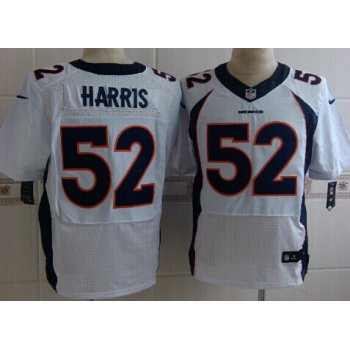 Nike Denver Broncos #52 Jerrell Harris 2013 White Elite Jersey