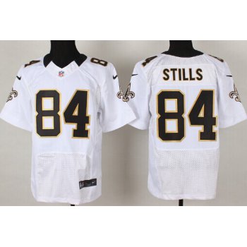 Nike New Orleans Saints #84 Kenny Stills White Elite Jersey