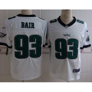 Nike Philadelphia Eagles #93 Brandon Bair White Elite Jersey