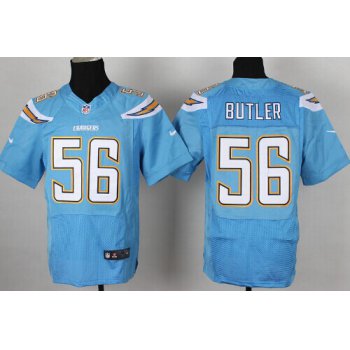 Nike San Diego Chargers #56 Donald Butler 2013 Light Blue Elite Jersey