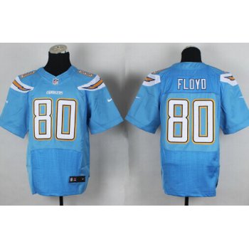 Nike San Diego Chargers #80 Malcom Floyd 2013 Light Blue Elite Jersey