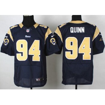 Nike St. Louis Rams #94 Robert Quinn Navy Blue Elite Jersey