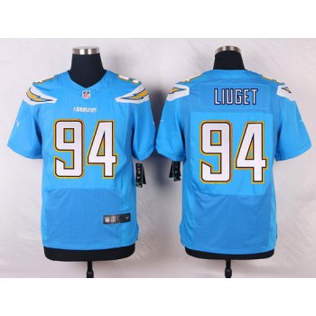 Nike San Diego Chargers #94 Corey Liuget Light Blue Alternate NFL Nike Elite Jersey