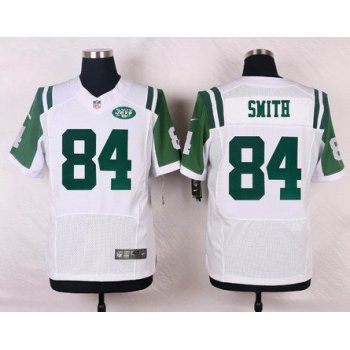 Men's New York Jets #84 Devin Smith White Road NFL Nike Elite Jersey