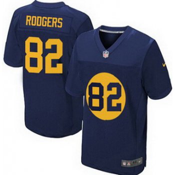 Men's Green Bay Packers #82 Richard Rodgers Navy Blue Alternate NFL Nike Elite Jersey